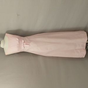 50s Pink Maxi Dress Vintage Fifties Blush Pastel Sleeveless Feminine Sweet 2 Fit